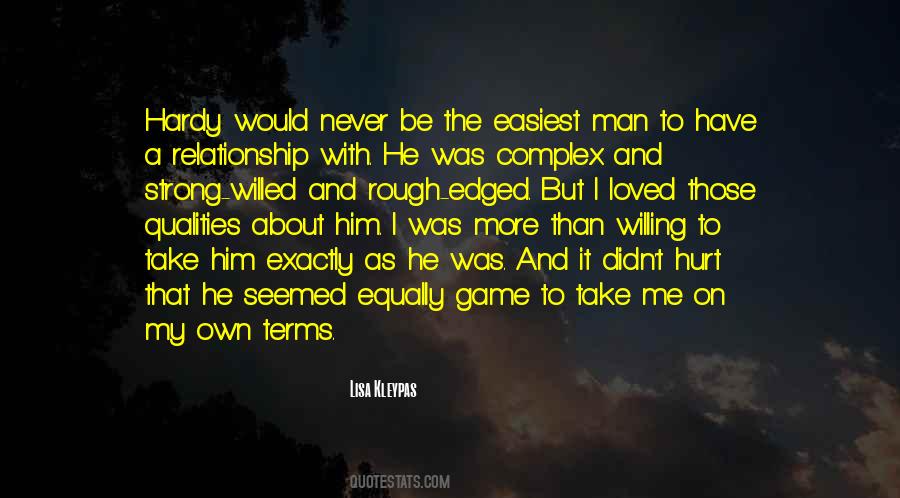 Be A Man About It Quotes #276633