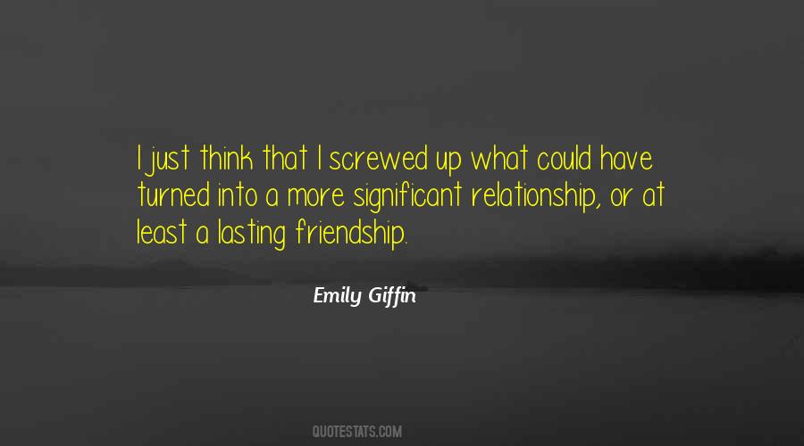 Friendship Lasting Quotes #1228303