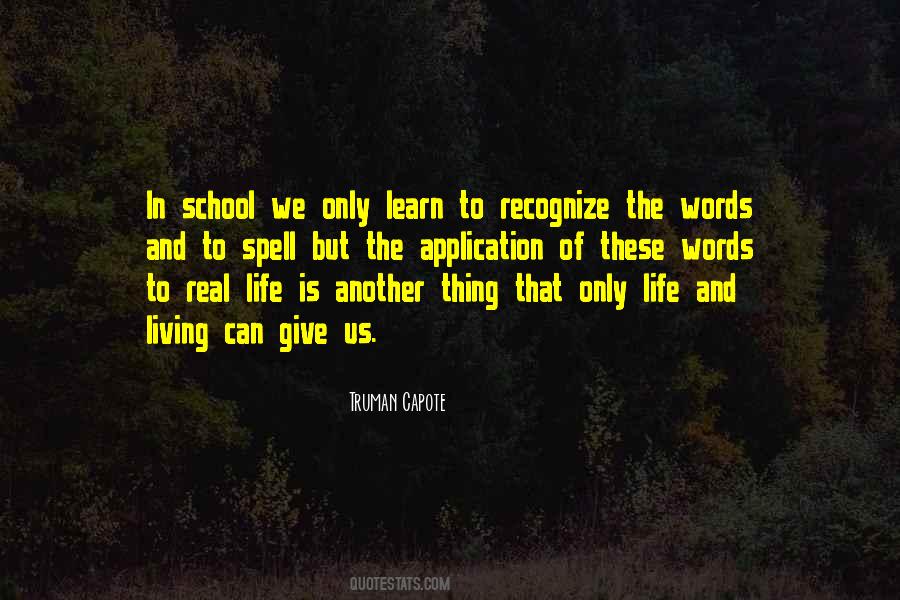 Real Words Quotes #1279192