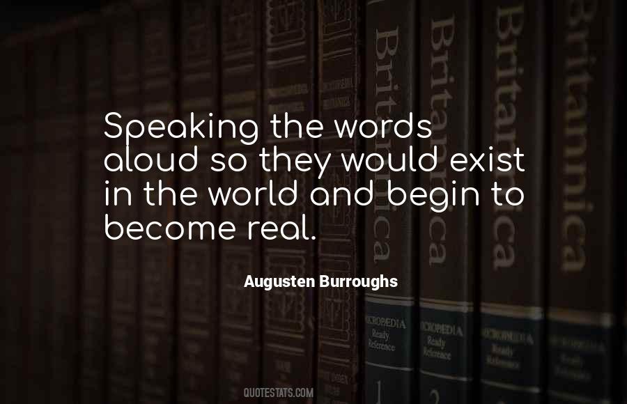 Real Words Quotes #459953