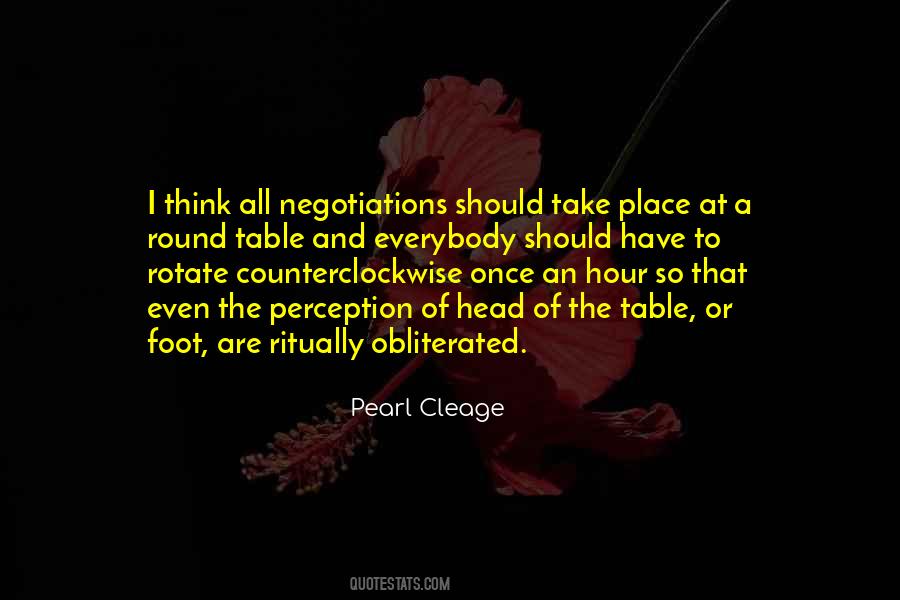 Head Of The Table Quotes #240043