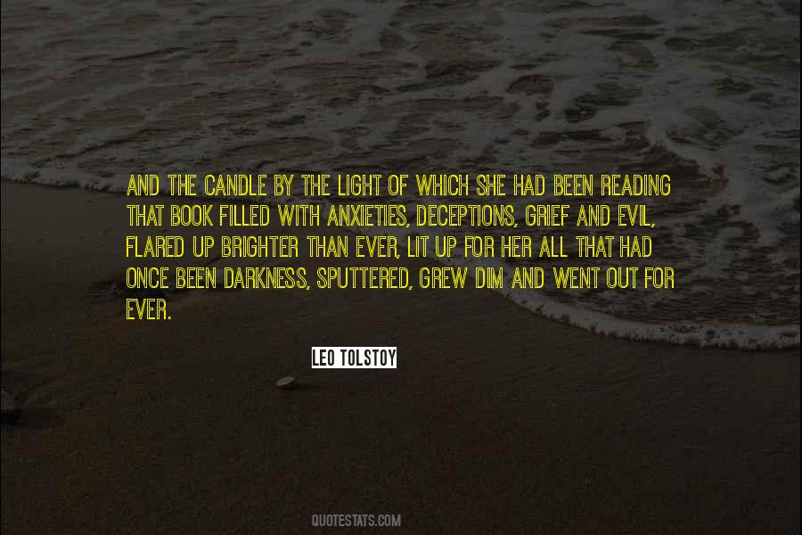 Candle Darkness Quotes #1033331