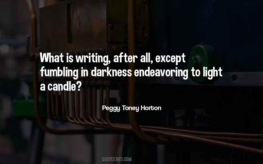 Candle Darkness Quotes #1304672