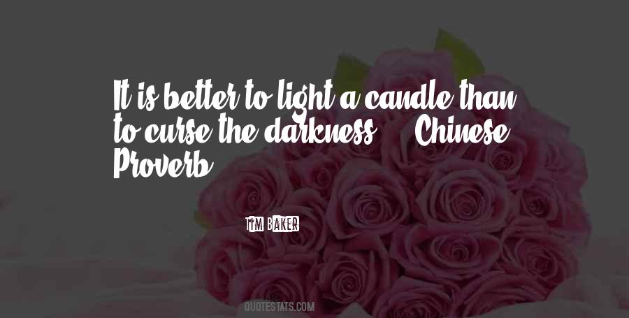Candle Darkness Quotes #93938