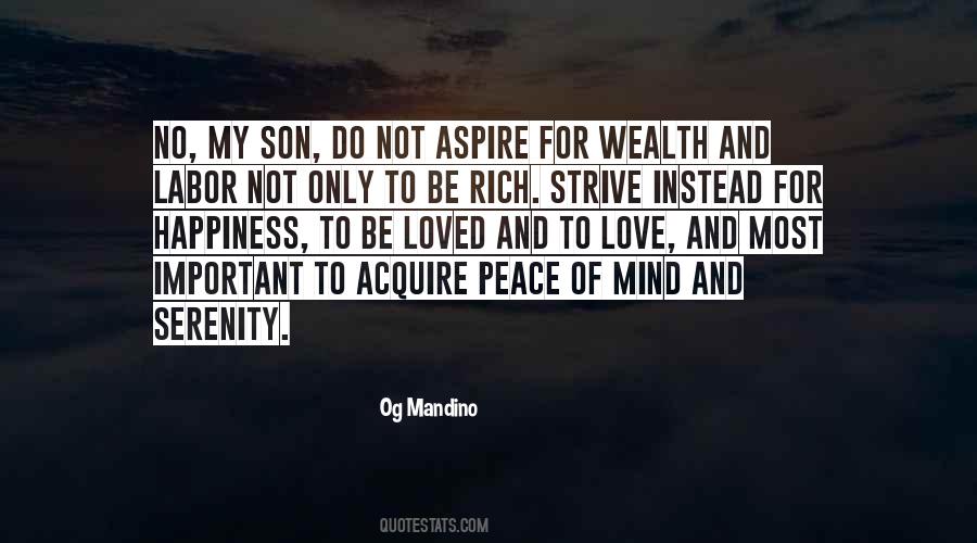 Peace In My Mind Quotes #1329997
