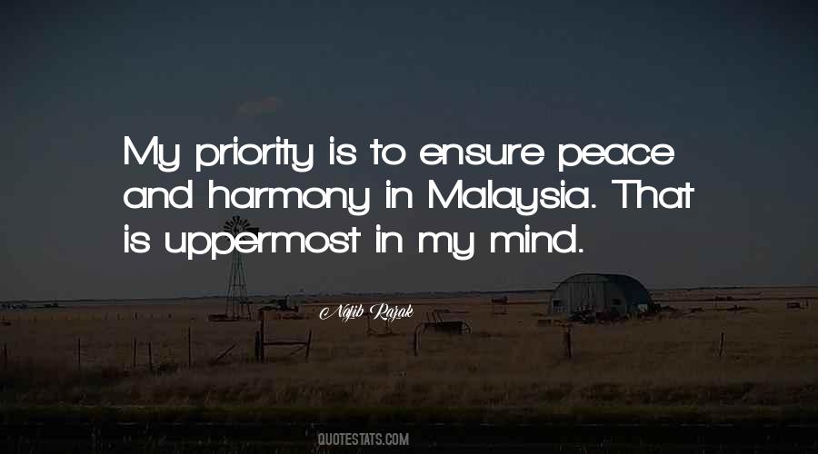 Peace In My Mind Quotes #1419733