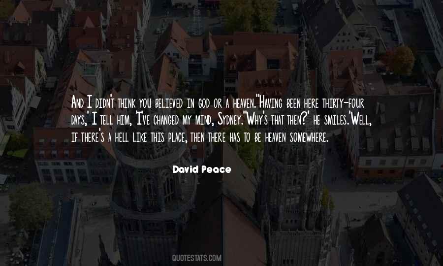 Peace In My Mind Quotes #1873265