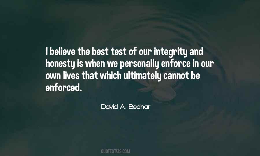 Integrity Best Quotes #1116206