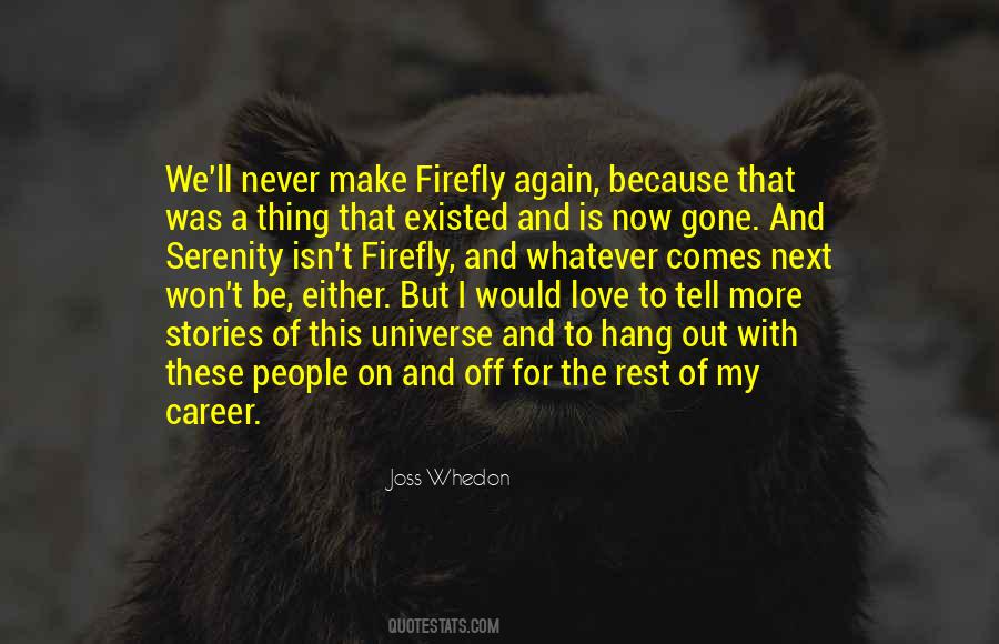 Firefly Love Quotes #224415