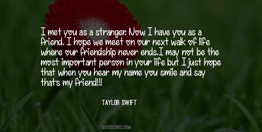 Friendship Never Ends Quotes #1714489