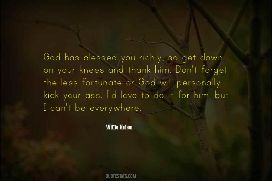 Blessed God Quotes #58256