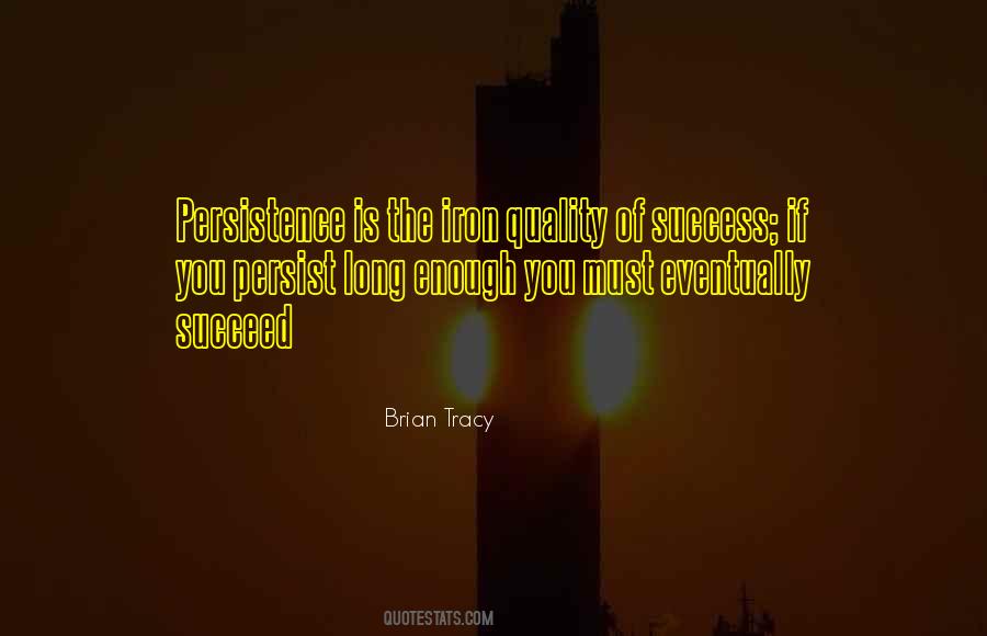 Persistence Success Quotes #114918
