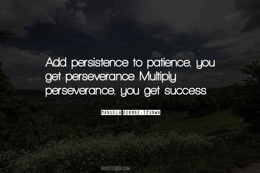 Persistence Success Quotes #1245683