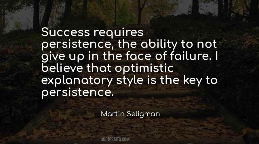 Persistence Success Quotes #1826851