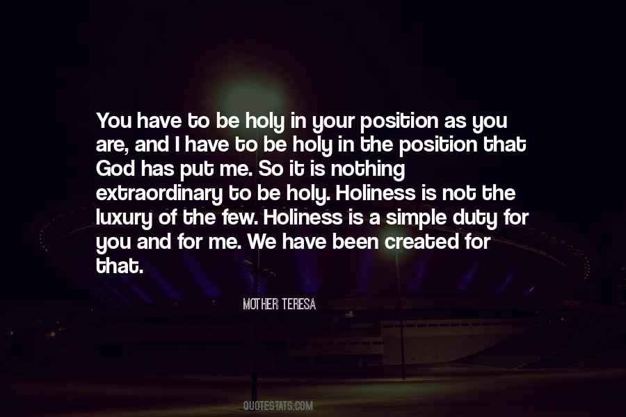 Be Holy Quotes #89082