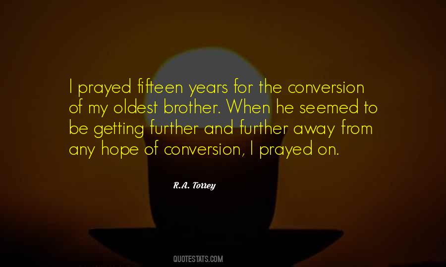 Brother Prayer Quotes #1287273