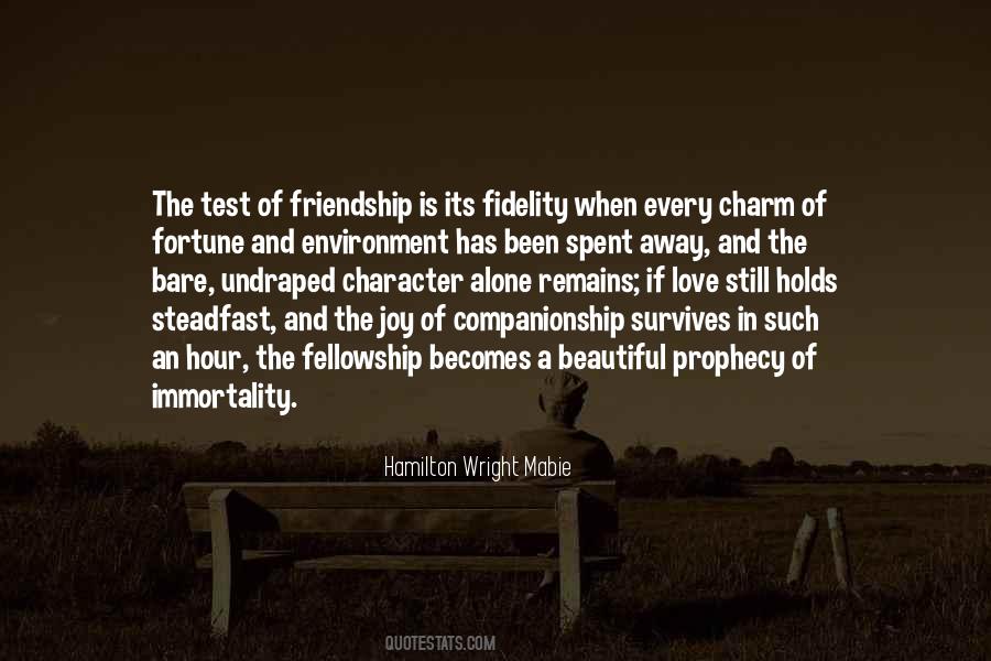 Friendship Remains Quotes #1464679