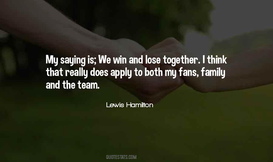 Together Win Quotes #228164