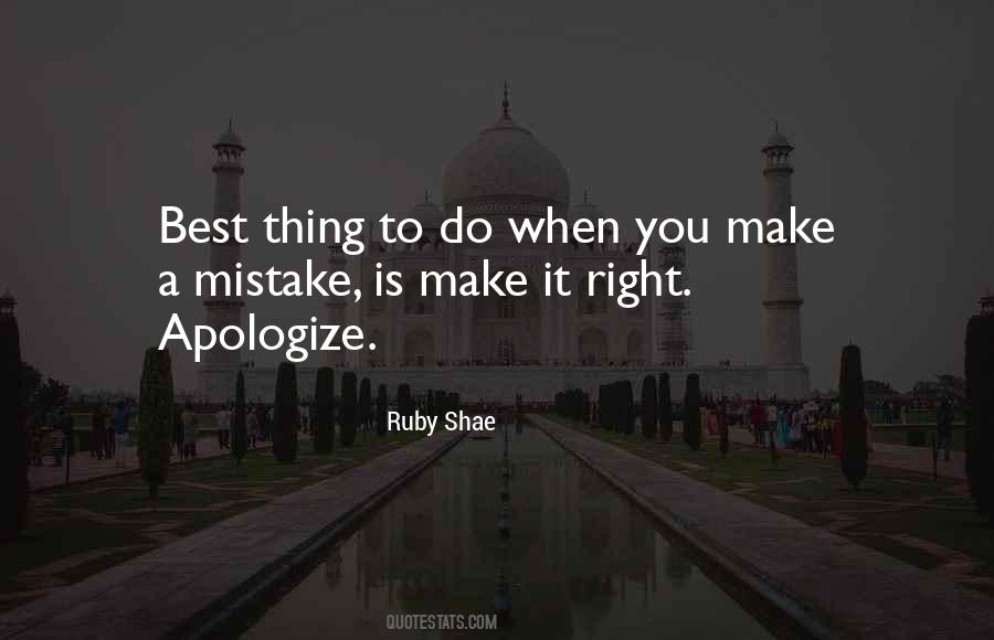 Make Mistake Quotes #121523