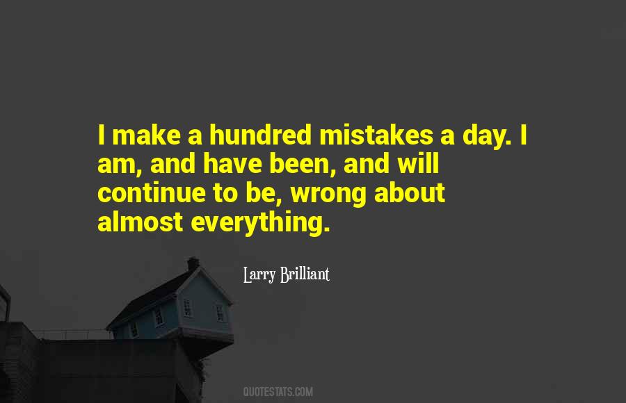 Make Mistake Quotes #69366