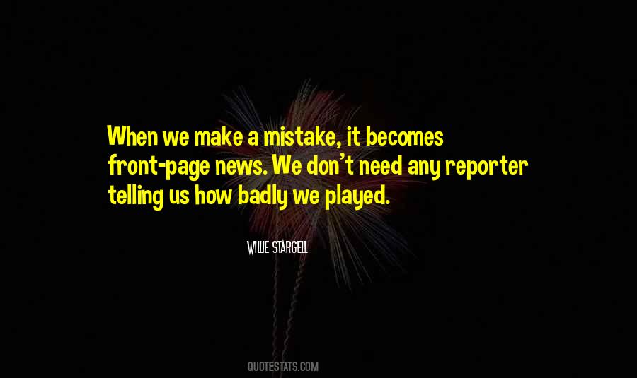 Make Mistake Quotes #81796