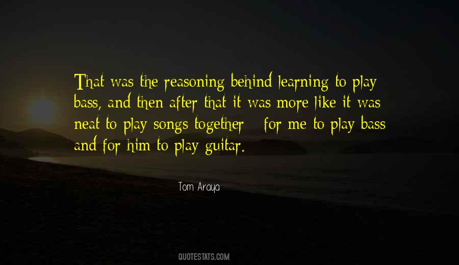 Bass And Guitar Quotes #1635911