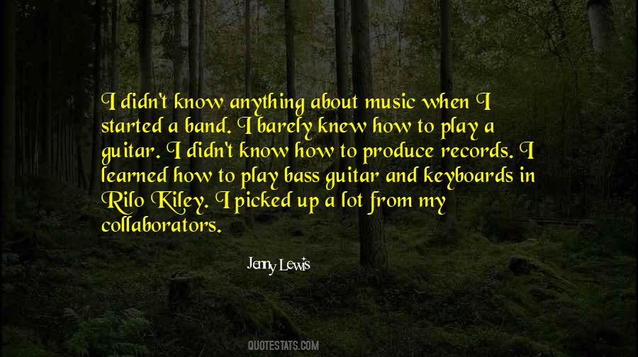 Bass And Guitar Quotes #915593