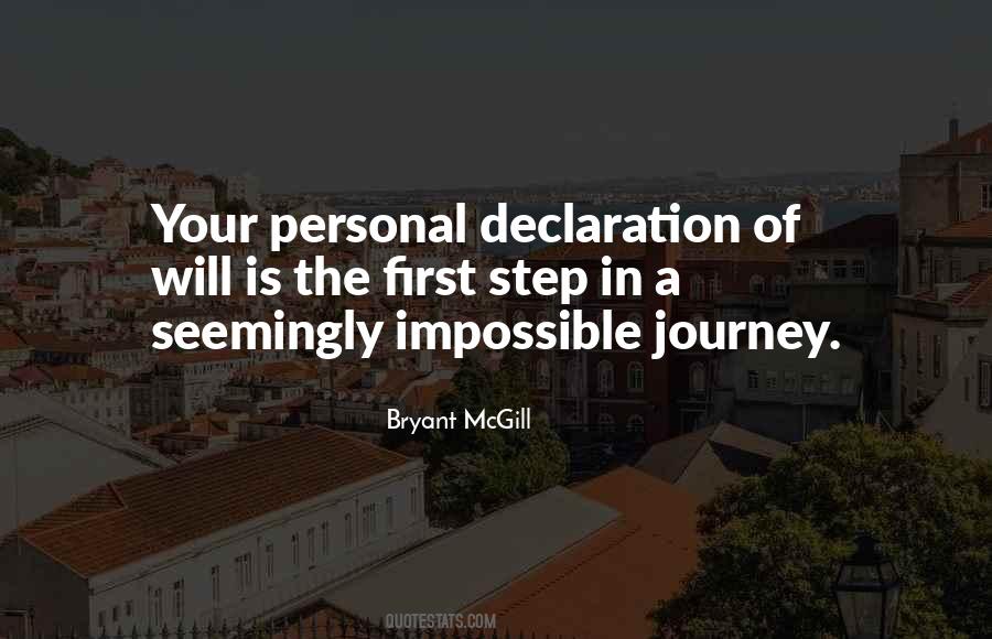 Impossible Journey Quotes #1349810