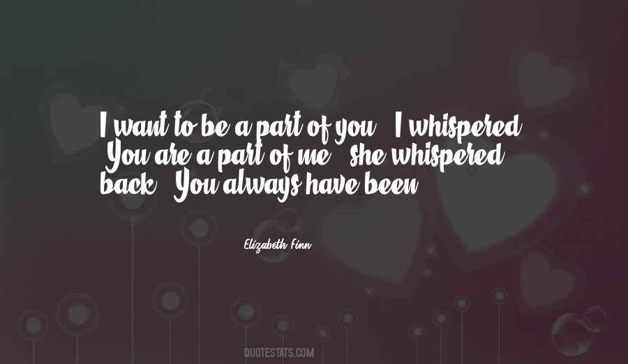 You Are A Part Of Me Quotes #549697
