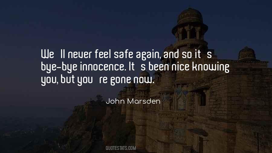Nice Knowing You Quotes #941653