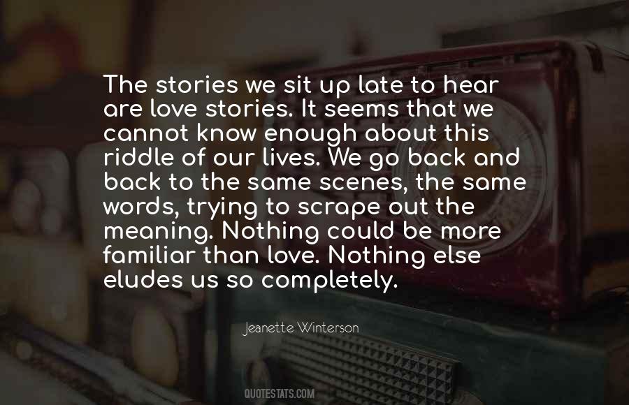 We Cannot Go Back Quotes #235046
