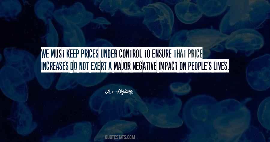 Price Control Quotes #177791