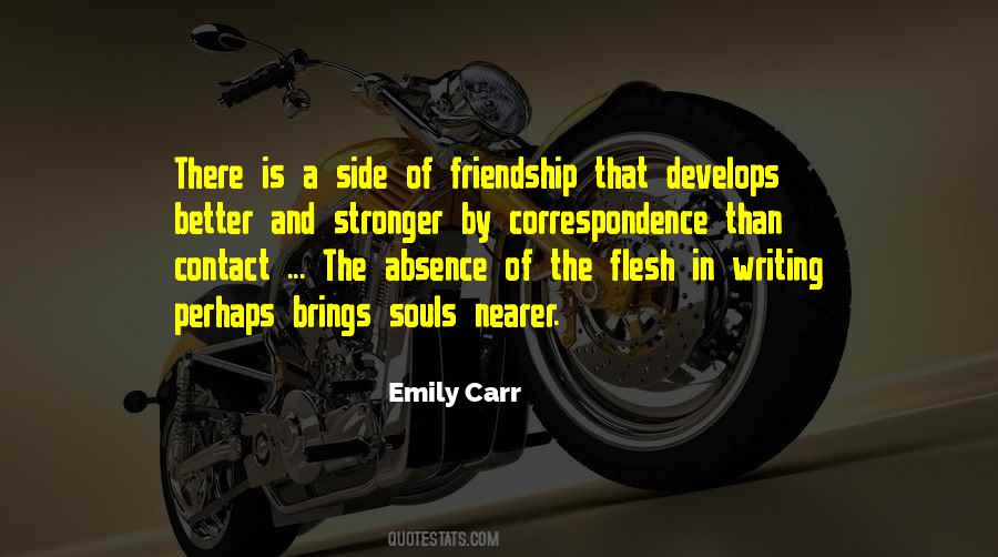 Friendship Stronger Quotes #1189646