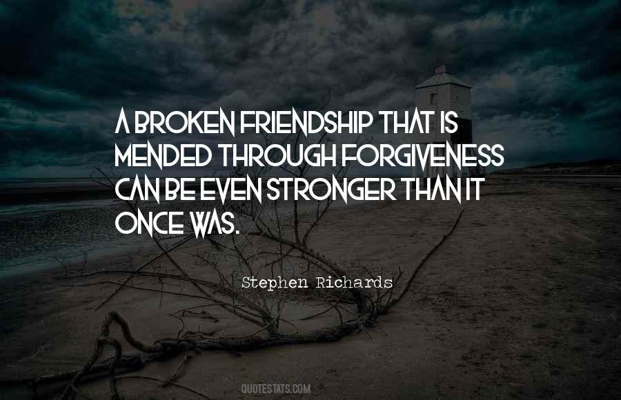 Friendship Stronger Quotes #1508351