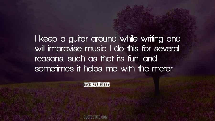 Quotes About Guitar Music #88448