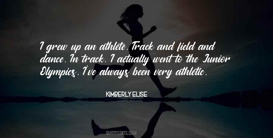 Track Athlete Quotes #1873558