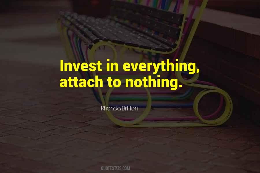 Attach To Nothing Quotes #791945