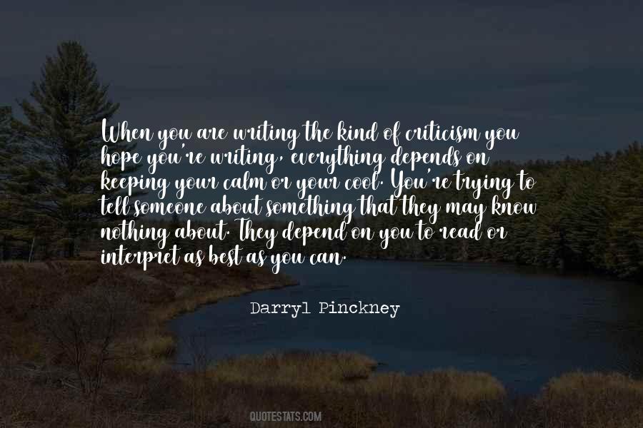 To Depend On Someone Quotes #893228