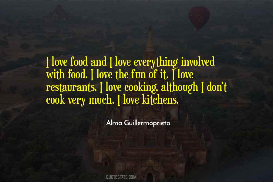 I Love Cooking Quotes #268264