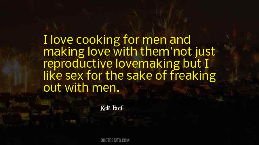 I Love Cooking Quotes #293264