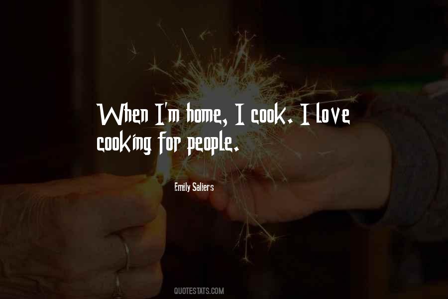 I Love Cooking Quotes #817989