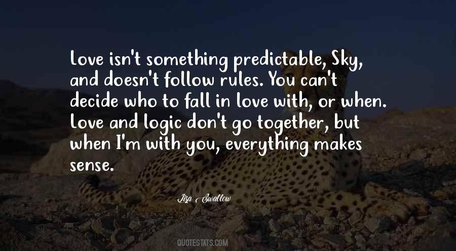 Something Predictable Quotes #1405207
