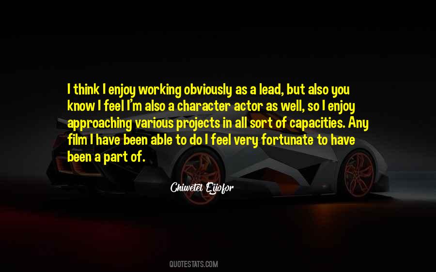 Feel So Fortunate Quotes #1119513