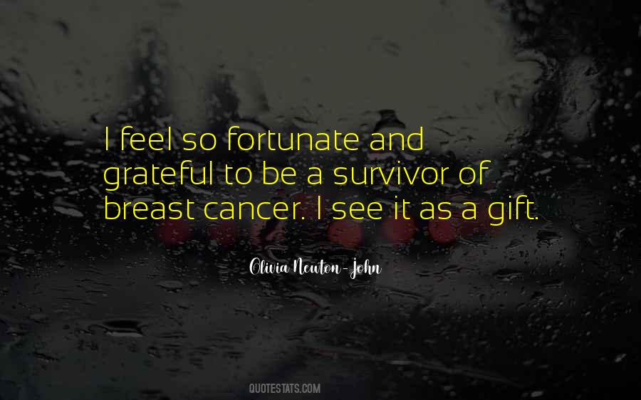 Feel So Fortunate Quotes #625123