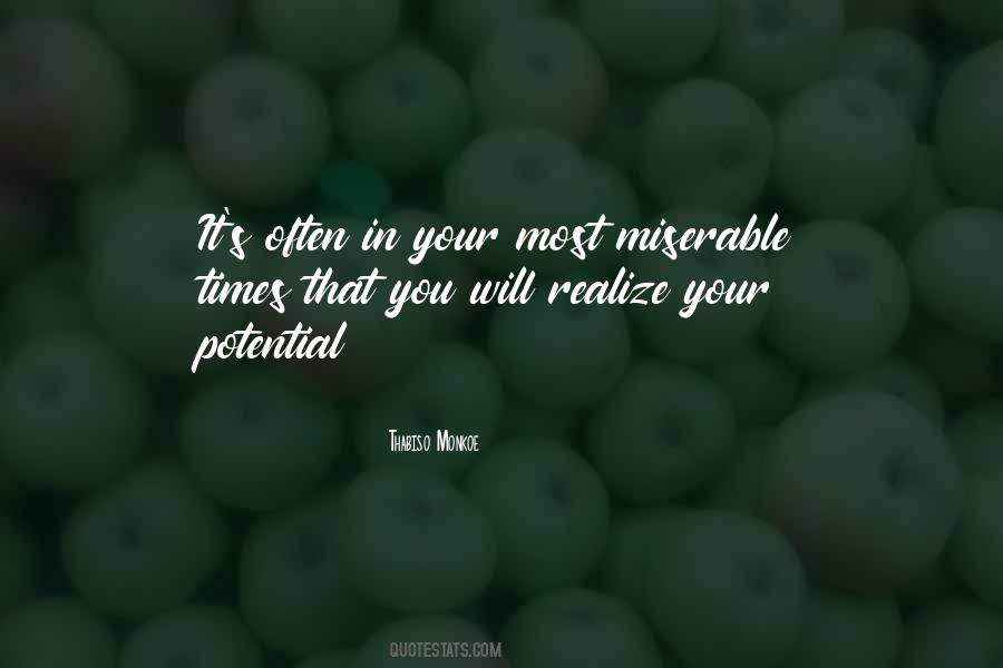 Realize Your Potential Quotes #1540779