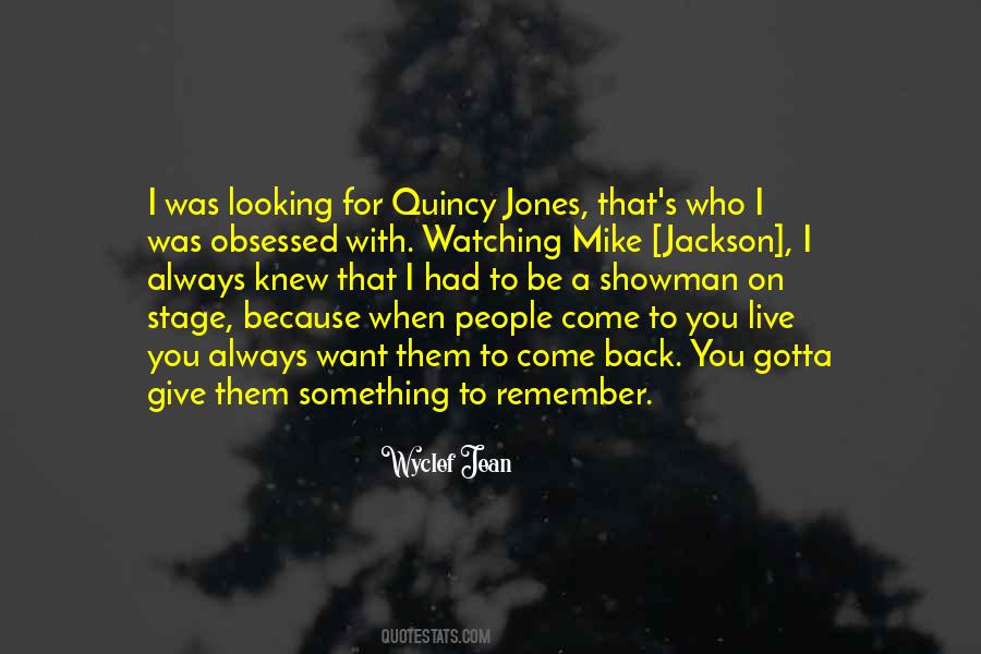Giving Something Back Quotes #1431298