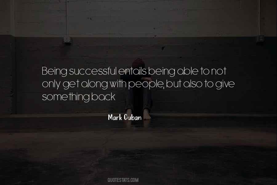 Giving Something Back Quotes #1680597