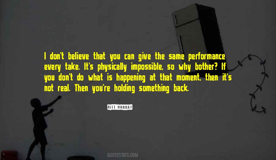 Giving Something Back Quotes #1768036