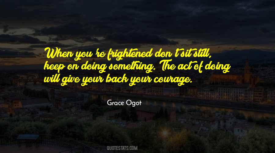 Giving Something Back Quotes #1772424