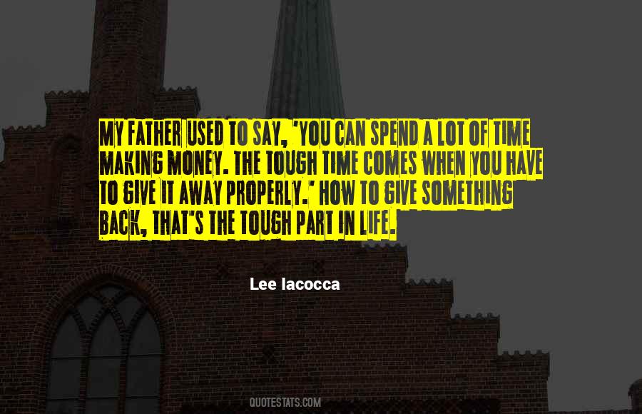 Giving Something Back Quotes #1781560